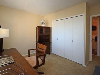 Model suite bedroom